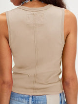 Solid V-Neck Tank - Trendsi - Flyclothing LLC