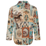 Baha Ranch Bohemian Dreams Cowgirl Button Up Blouse