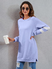 Full Size Striped Round Neck Long Sleeve T-Shirt - Trendsi