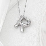 Copper Bubble Letter Pendant Necklace - Trendsi - Flyclothing LLC
