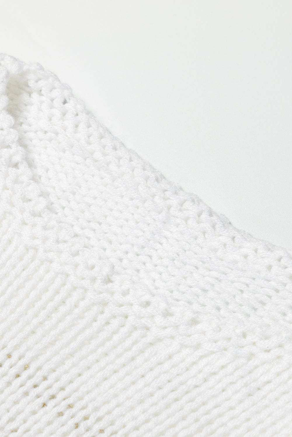 Striped Round Neck Dropped Shoulder Sweater - Trendsi - Flyclothing LLC