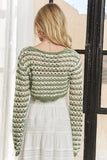 ADORA Long Sleeves Sweater Top - Trendsi