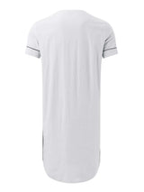 Men's Full Size Button Detail Short Sleeve Lounge Dress Plus Size - Trendsi - Flyclothing LLC