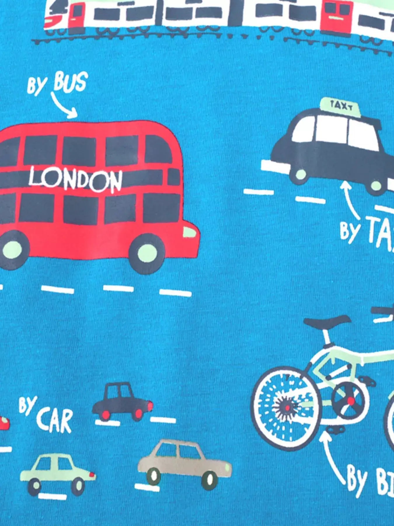 Children's London Travel Print Long Sleeve T-Shirt - Trendsi - Flyclothing LLC