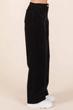 Mittoshop Corduroy Back Elastic Waist Pants - Trendsi - Flyclothing LLC