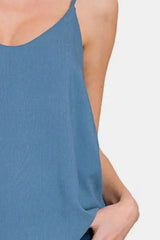 Zenana Two Layered Spaghetti Strap Cami - Trendsi - Flyclothing LLC