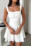 Decorative Button Square Neck Cami Dress - Trendsi - Flyclothing LLC