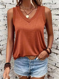 V-Neck Tank - Trendsi - Flyclothing LLC