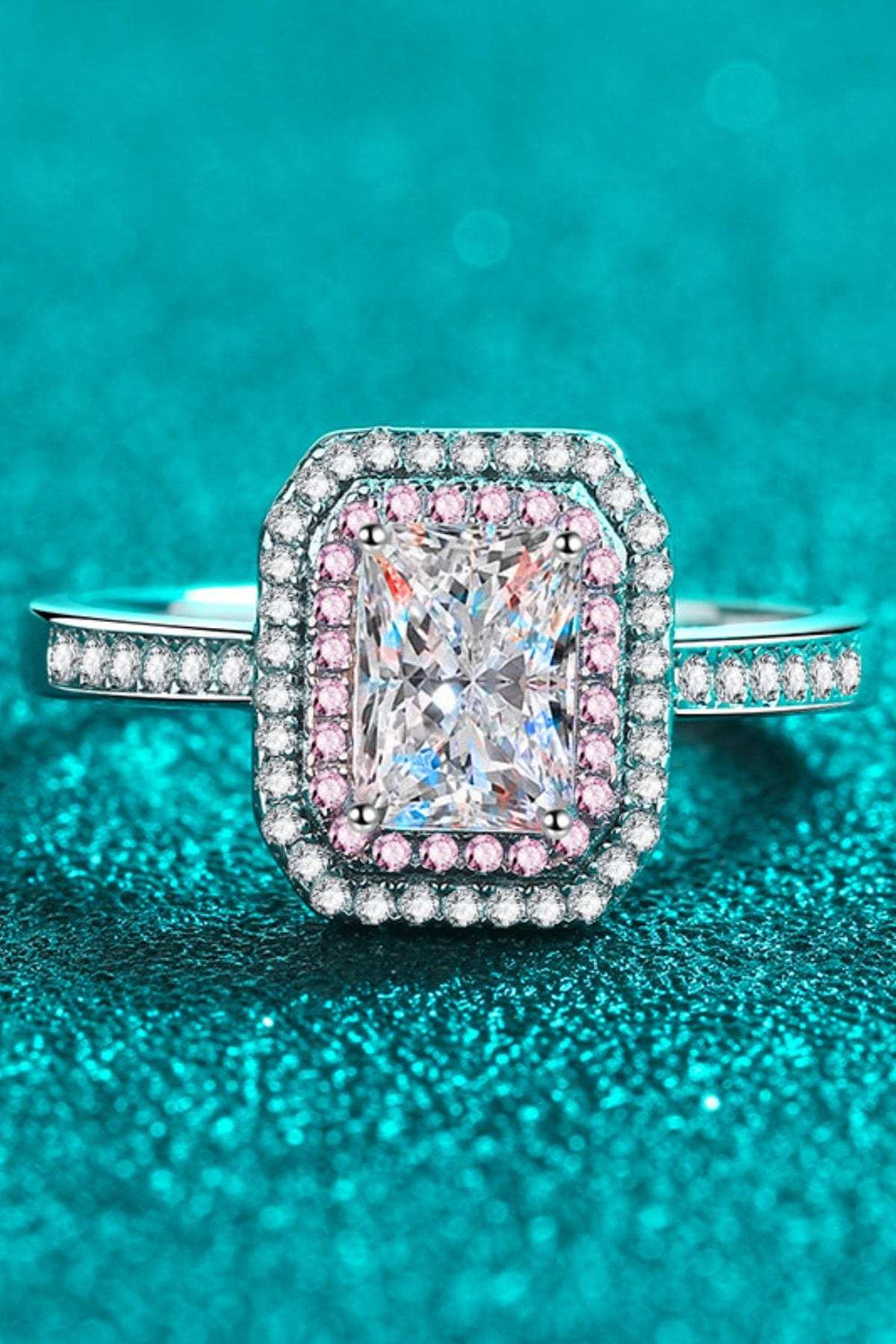 1 Carat Moissanite 925 Sterling Silver Ring - Trendsi - Flyclothing LLC