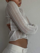 Round Neck Long Sleeve T-Shirt - Trendsi - Flyclothing LLC