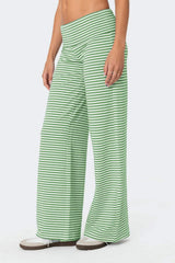 Striped Wide Leg Pants - Trendsi - Flyclothing LLC