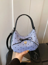 Printed Bow Shoulder Bag - Trendsi - Flyclothing LLC