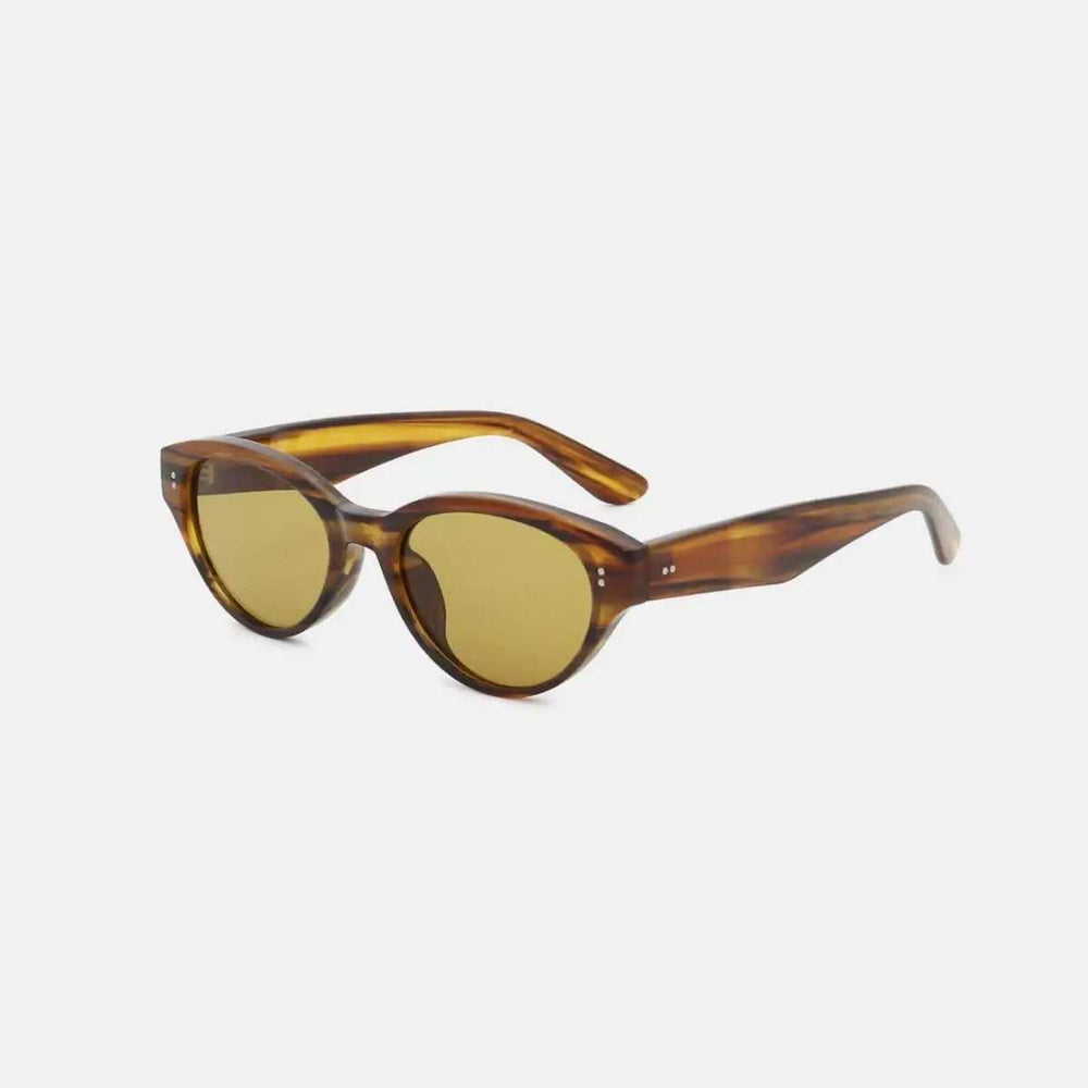 Polycarbonate Frame Cat-Eye Sunglasses - Trendsi - Flyclothing LLC