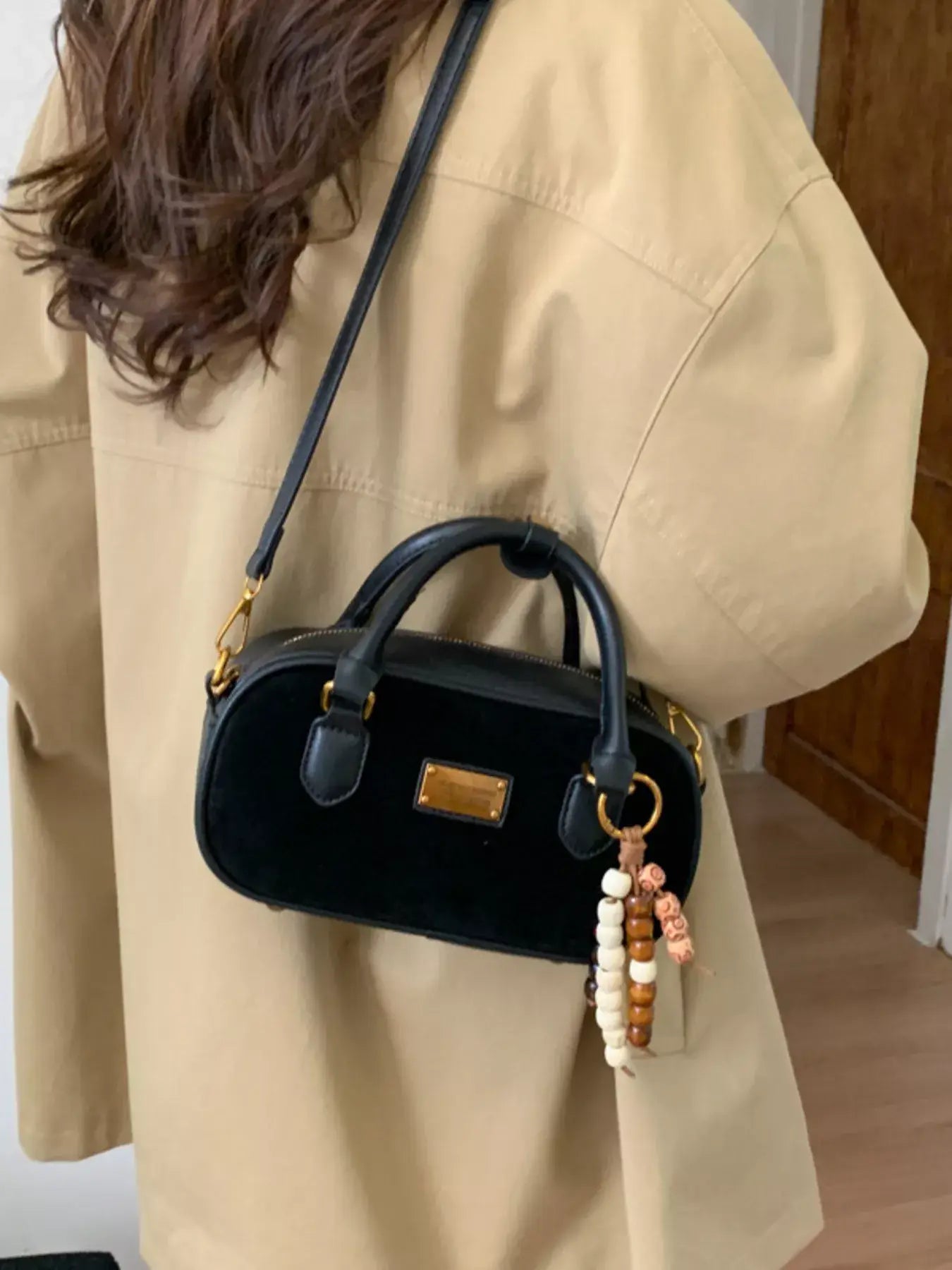 Top Handle Crossbody Bag - Trendsi - Flyclothing LLC