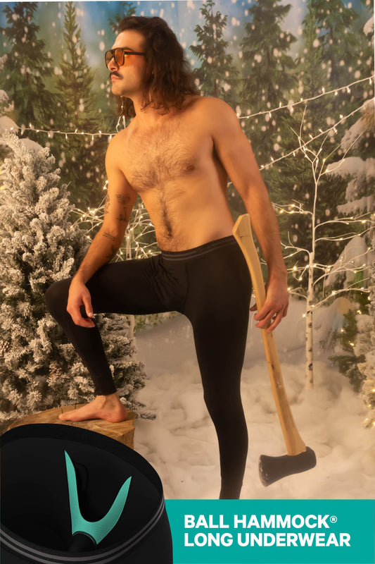 The Threat Level Midnight | Black Ball Hammock® Long Johns - Shinesty