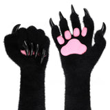 Halloween Silicone Meat Mat Long Gloves