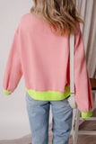 Graphic Round Neck Long Sleeve Sweatshirt - Trendsi