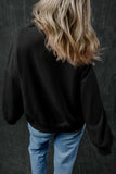Half Zip Long Sleeve Sweatshirt - Trendsi - Flyclothing LLC