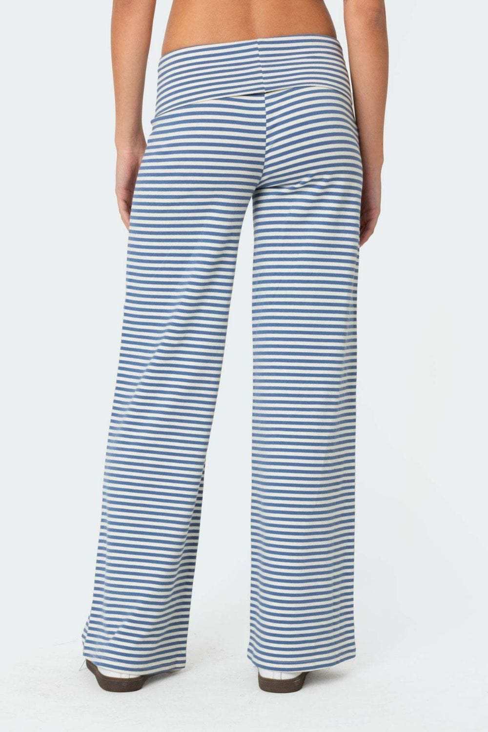 Striped Wide Leg Pants - Trendsi - Flyclothing LLC