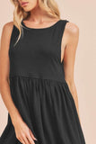 Aemi + Co Round Neck Mini Tank Dress - Trendsi