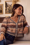 SO ME Textured Variegated Multi Color Cardigan - Trendsi - Flyclothing LLC