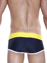 Men's Drawstring Contrast Swim Shorts - Trendsi - Flyclothing LLC