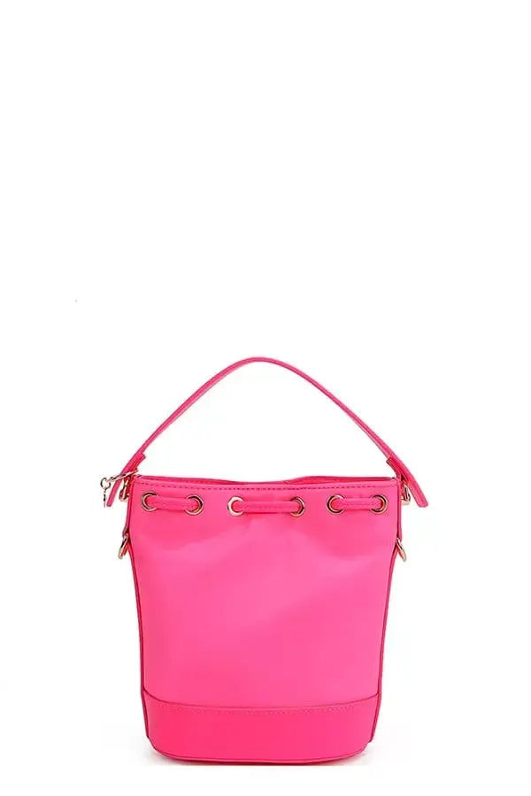 Nicole Lee USA Color Patch Bucket Bag - Trendsi - Flyclothing LLC