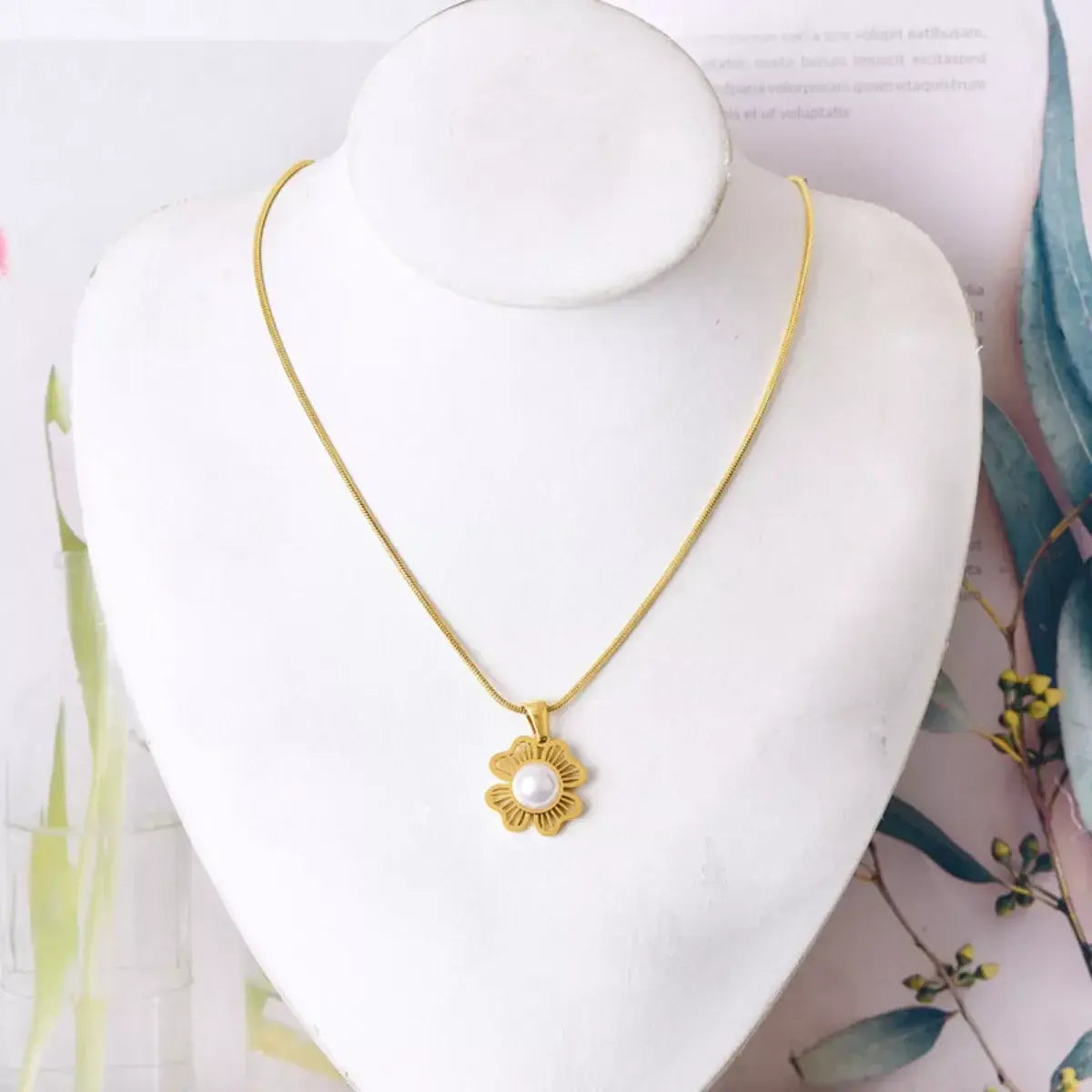 18K Gold-Plated Flower Jewelry Set - Trendsi - Flyclothing LLC