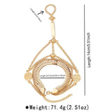 Multi Layered Chain Bracelet with Finger Ring - Trendsi - Flyclothing LLC