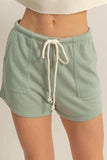 HYFVE Drawstring Mid Waist Shorts - Trendsi