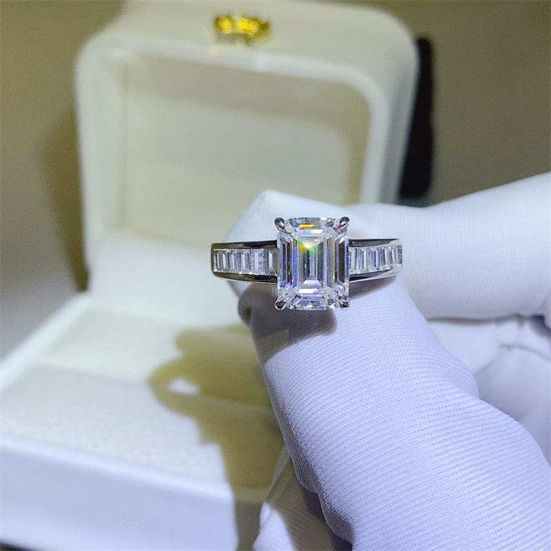 3 Carat Moissanite 925 Sterling Silver Ring - Trendsi - Flyclothing LLC