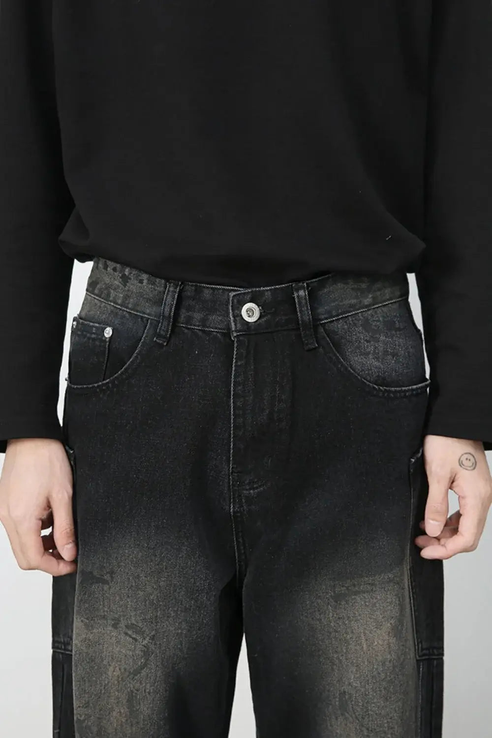 Men's Loose Fit Jeans - Trendsi - Flyclothing LLC