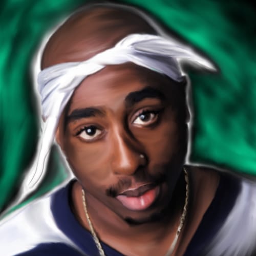 Black Market Art Company Thug Life Print