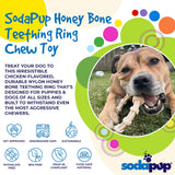 Chicken Flavored Teething Ring for Puppies & Aggressive Chewers | USA Made - SodaPup/True Dogs, LLC - Flyclothing LLC