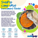 Camp eMat - Enrichment Lick Mat For Dogs and Cats - with Suction Cups | Retro Van Design | USA Made - SodaPup/True Dogs, LLC - Flyclothing LLC