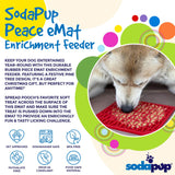 "Peace" Christmas Tree emat - Enrichment Lick Mat for Dogs and Cats | Christmas Tree design | SodaPup - SodaPup/True Dogs, LLC - Flyclothing LLC