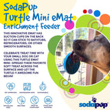 Turtle eMat-Mini Lick Mat with Suction Cups - Small Dogs & Cats | USA - SodaPup/True Dogs, LLC - Flyclothing LLC