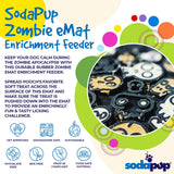 Zombie eMat - Enrichment Lick Mat for Dogs and Cats | Halloween Skull Design | SodaPup - SodaPup/True Dogs, LLC - Flyclothing LLC