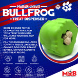 Bull Frog Dog Chew Toy & Treat Dispenser - USA Made | SodaPup - SodaPup/True Dogs, LLC - Flyclothing LLC