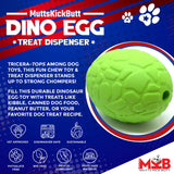 Dinosaur Egg Dog Chew Toy & Treat Dispenser - USA Made | SodaPup - SodaPup/True Dogs, LLC - Flyclothing LLC