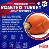 Roasted Turkey Dog Chew Toy & Treat Dispenser - USA Made | SodaPup - SodaPup/True Dogs, LLC - Flyclothing LLC