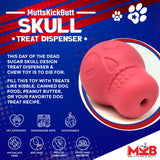 Sugar Skull Dog Chew Toy & Treat Dispenser - USA Made | SodaPup - SodaPup/True Dogs, LLC - Flyclothing LLC