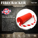 USA-K9 Firecracker Floating Training Dummy | K9 Handler Reward Toy | Red | USA Made - SodaPup/True Dogs, LLC - Flyclothing LLC