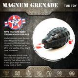 USA-K9 Magnum Grenade - Black Magnum Rubber Chew Toy for Extreme Chewers | USA Made - SodaPup/True Dogs, LLC - Flyclothing LLC