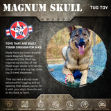 USA-K9 Magnum Skull - Black Magnum Rubber Chew Toy for Extreme Chewers | USA Made - SodaPup/True Dogs, LLC - Flyclothing LLC