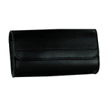 3-Slot Watch Roll Travel Case Portable Vintage Leather