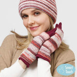 3 In 1 Multi Colored Touch Smart Gloves - Madeline Love - Flyclothing LLC