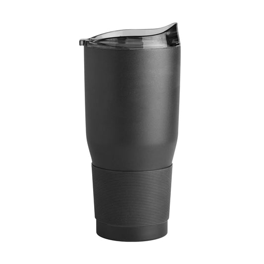 Winston-Salem State GunMetal 30oz Black Powder Coat Tumbler - Logo Brands - Flyclothing LLC