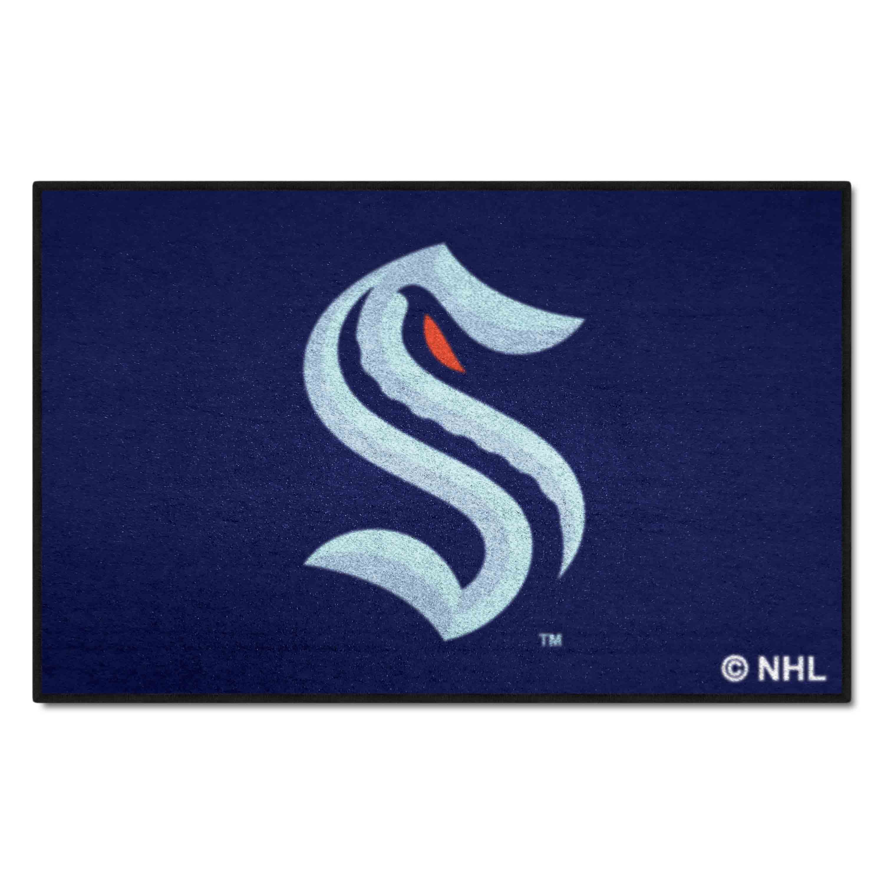 Seattle Kraken Starter Mat Accent Rug - 19in. x 30in. - Seattle Kraken