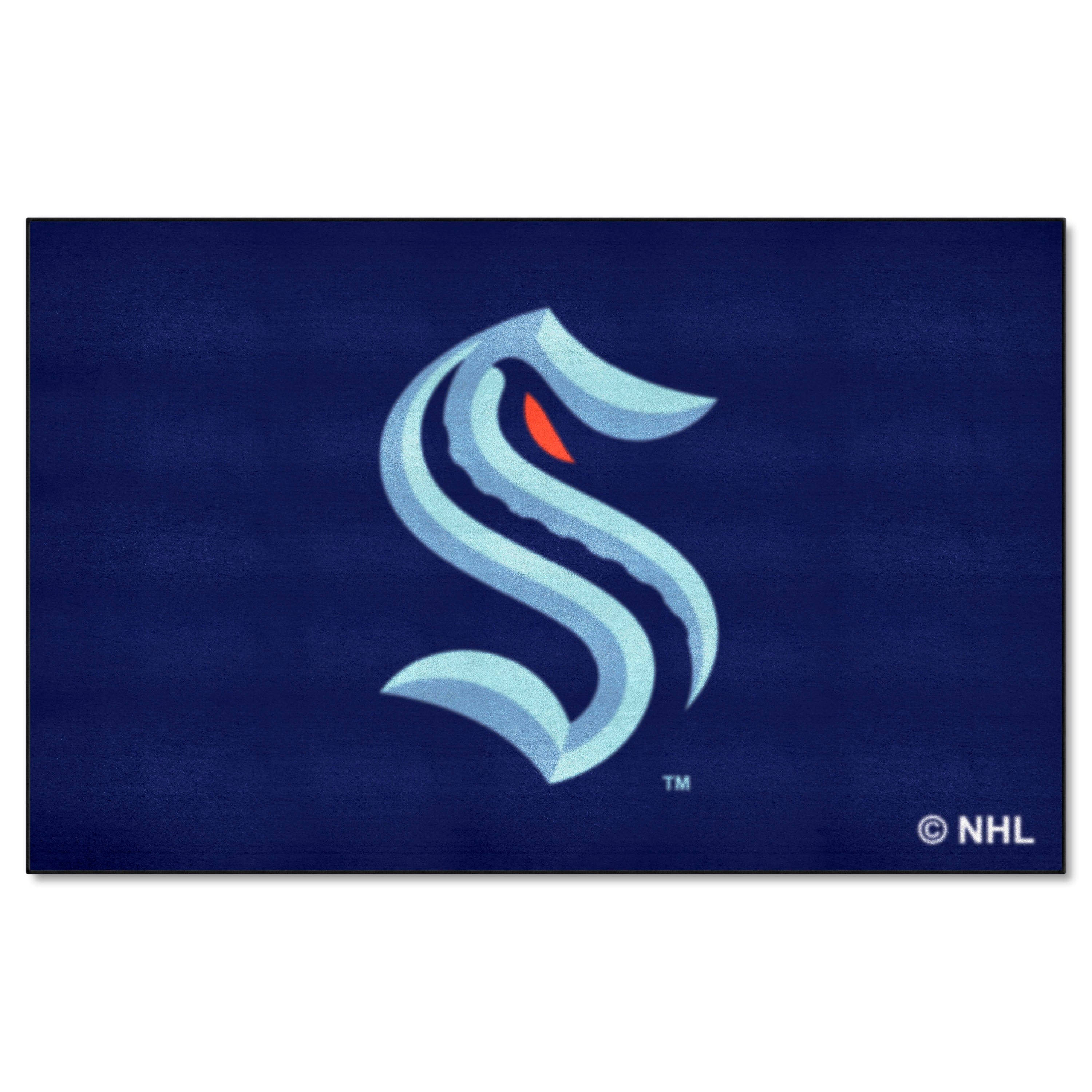Seattle Kraken Ulti-Mat Rug - 5ft. x 8ft. - Seattle Kraken